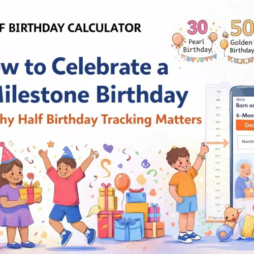 How to Celebrate a Milestone Birthday (Half Birthday Ideas)